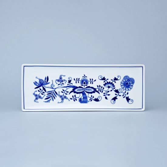 Fish bowl flat 27,5 x 10,4 cm, Original Blue Onion Pattern