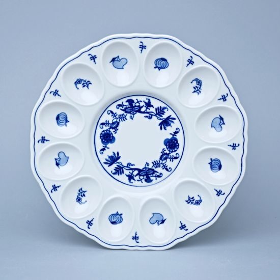 Podnos párty na vejce 24,3 cm, Cibulák, originální z Dubí