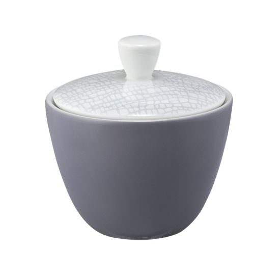 Sugar bowl 0,26 l, Elegant Grey 25675, Porcelain Seltmann