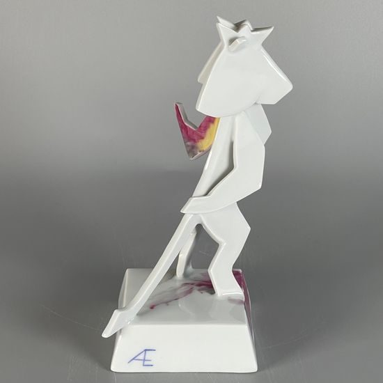 Figurka "Nobel" 11 x 9 x 19 cm, Andreas Ehret, Porcelánové figurky Schwarzburger Werkstätten für Porzellankunst