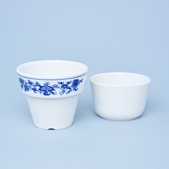 Flower pots 4 pcs. set, Original Blue Onion Pattern