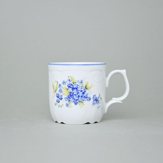 Mug 250 ml, Thun 1794 Carlsbad porcelain, BERNADOTTE Forget-me-not-flower