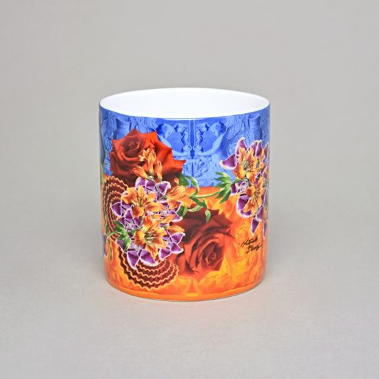 Mug 9 cm 300 ml, Orange, Foulard, Lamart: Palais Royal