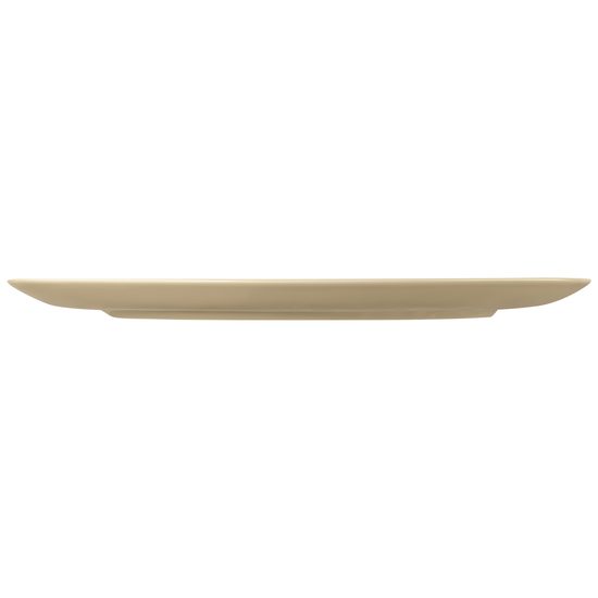 Terra BEIGE: Talíř klubový / mísa mělká kulatá 31 cm, porcelán Seltmann