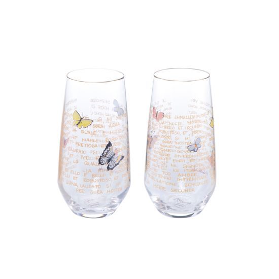 Glasses 2 pcs. 0,45 l, Glass, Cats Goebel R. Wachtmeister