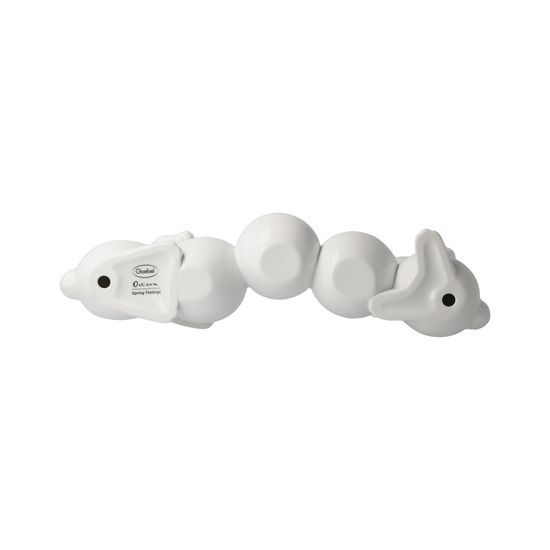 Figurka zajíčků s vázičkou Jarní city 28 / 7,5 / 16 cm, porcelán, Goebel