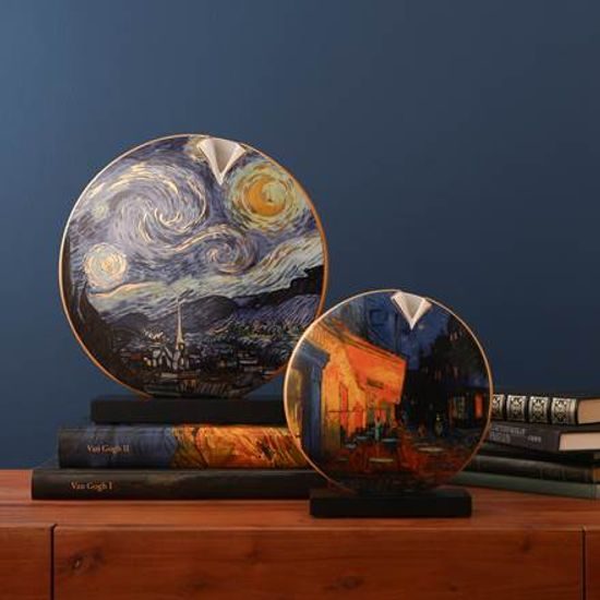 Váza Noční kavárna, 21 / 6 / 22,5 cm, porcelán, V. van Gogh, Goebel