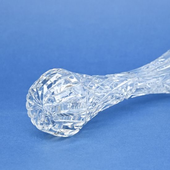 Křišťálová váza broušená úzká, Větrník, 255 mm, Crystal BOHEMIA