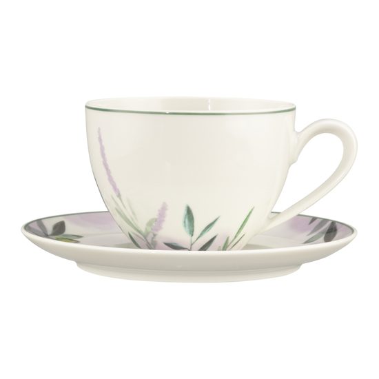 Šálek snídaňový 340 ml + podšálek 16 cm, Savona Provence, porcelán Seltmann