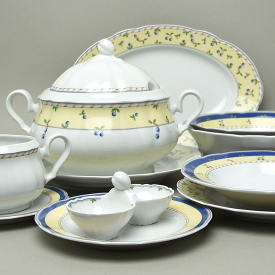 Rose 80147: Jídelní sada pro 6 osob, Thun 1794, karlovarský porcelán