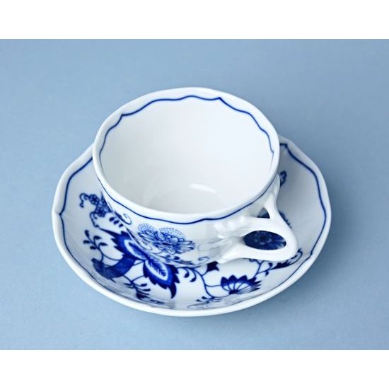 Cup and saucer C + C, 250 ml / 15,5 cm for tea, Original Blue Onion Pattern