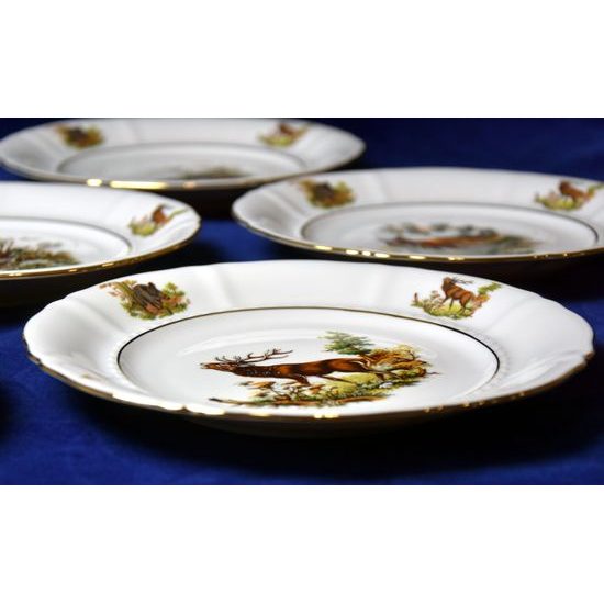 Sonata hunting: Plate dessert 19 cm, 6 pcs., Leander 1907