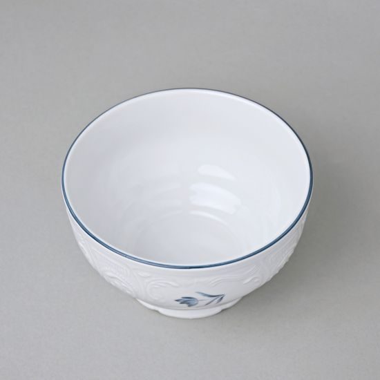 Miska na rýži 13 cm 470 ml, Thun 1794, karlovarský porcelán, BERNADOTTE modrá kytička