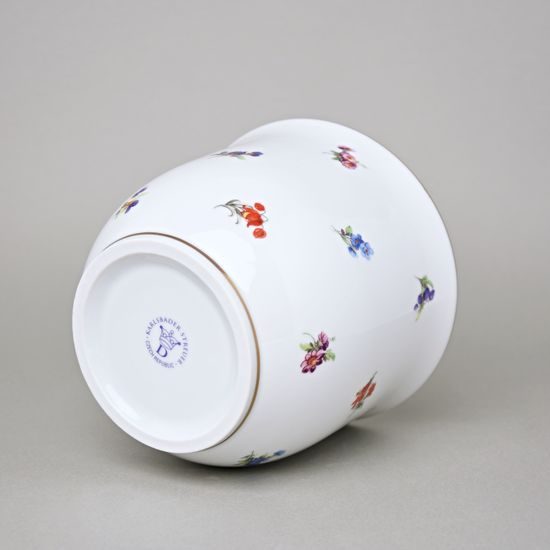 Flower pot without handles, diam. 16 cm; h. 13,5 cm, Hazenka, Cesky porcelan a.s.