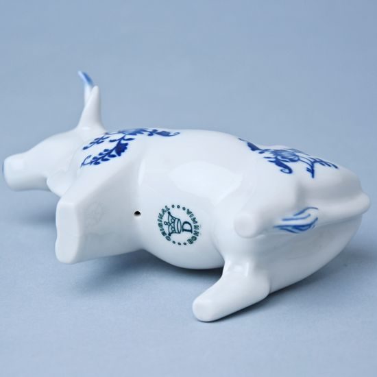 Cow standing 14,5 cm, Original Blue Onion Pattern