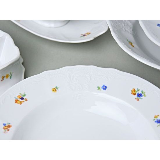 Dining set for 6 persons, Thun 1794 Carlsbad porcelain, BERNADOTTE hazenka