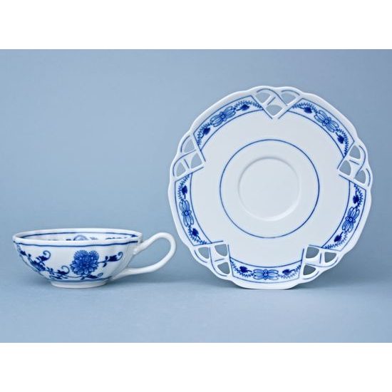 Cup plus saucer 200 ml / 15,3 cm GIFT BOX, Original Blue Onion Pattern
