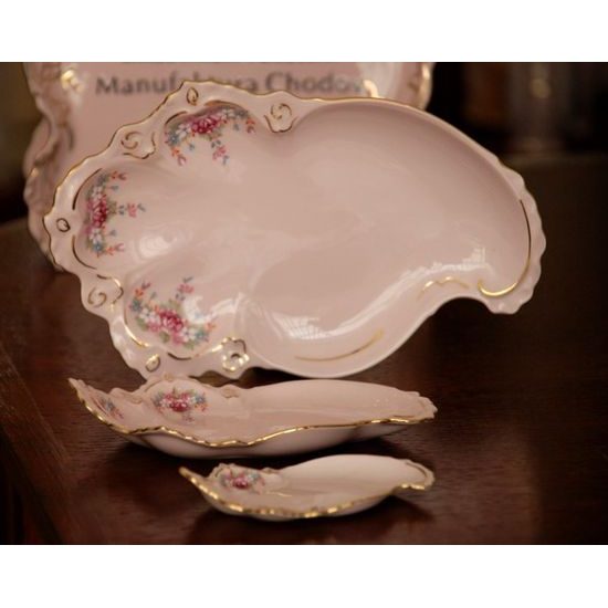 Mistička přílohová mini 6,3 cm, Lenka 563, Růžový porcelán z Chodova