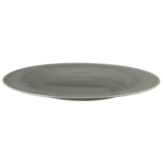 Beat perleťová šedá: Talíř mělký 30 cm, porcelán Seltmann