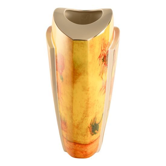 Vase Vincent van Gogh - Sunflowers, 36 / 21 / 43 cm, Porcelain, Goebel