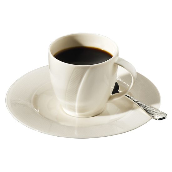 Coffee cup and saucer, Achat Diamant UNI, Tettau Porcelain