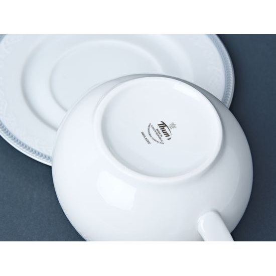 Sauce boat 400 ml + undersaucer, Thun 1794, karlovarský porcelán, OPÁL 80446