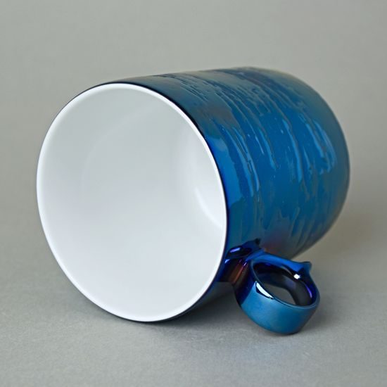 RESET, Mug /cup tea 370 ml, Titanium Blue, Český porcelán a.s.