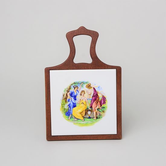 The Three Graces: Board decorative wall 20,5 x 12,5 cm