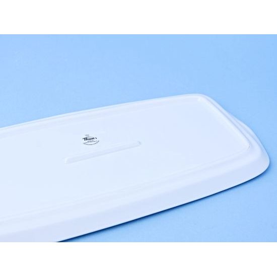 Podnos 35 cm, Angelika bílá, Thun 1794, karlovarský porcelán