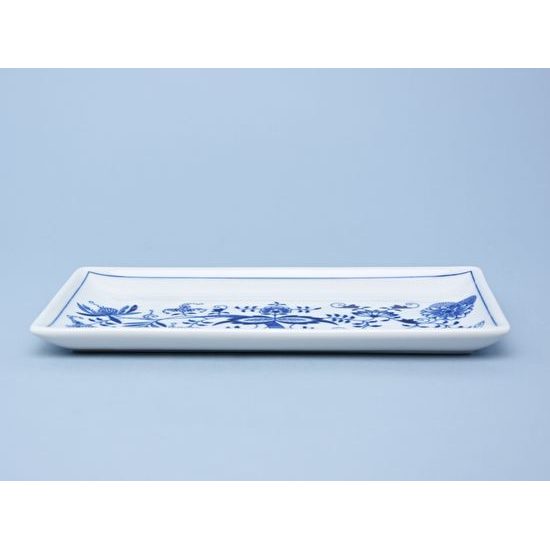 Plate for fish rectangual 24,7 x 12,7 cm, Original Blue Onion Pattern