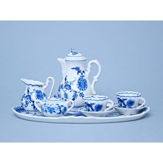 Souprava kávová mini 8 dílná, Cibulák, originální z Dubí