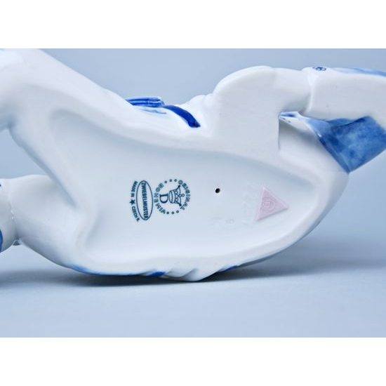 Trpaslík ležící s knihou Ferdinand 25 x 15 cm, Cibulák, originální z Dubí