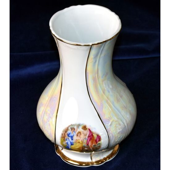 The Three Graces: Vase 23 cm, Thun 1794 Carlsbad porcelain, BERNADOTTE