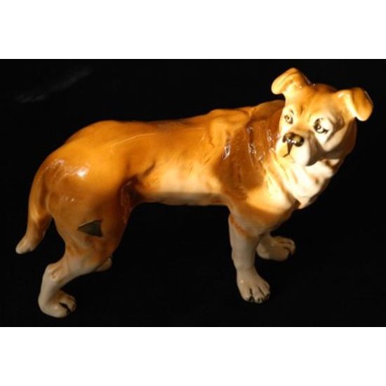 Dog 17,5 x 7 x 17 cm, Porcelain Figures Duchcov