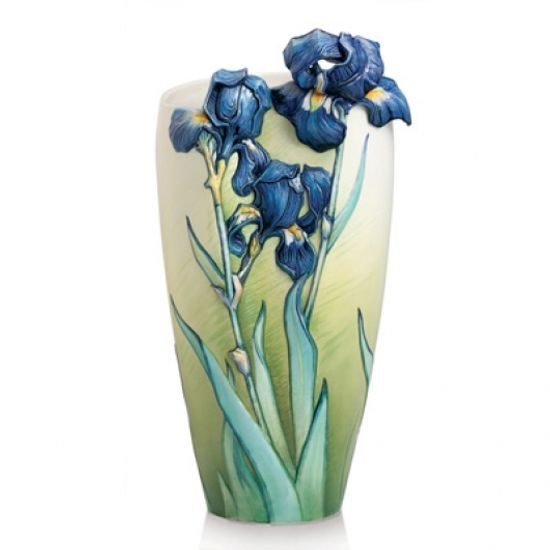 Vase Iris 45 cm, porcelain, Van Gogh, porcelain FRANZ