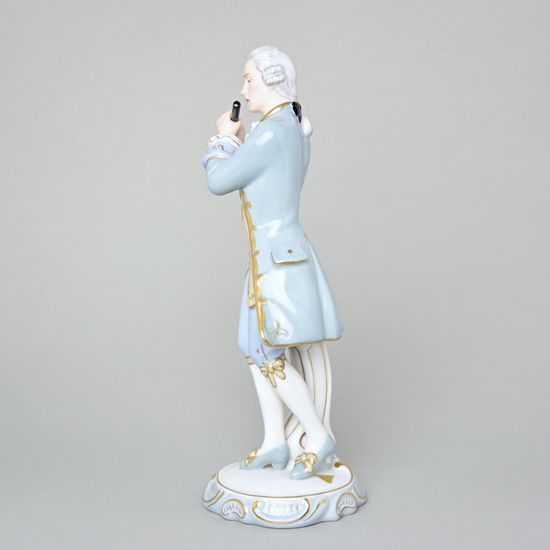 Gentleman Rococo 13 x 13 x 33 cm, Luxor, Porcelain Figures Duchcov