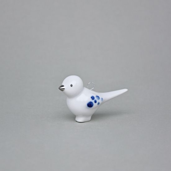 Porcelain Decoration - Bird small, 16,2 cm, different colors, Goldfinger porcelain