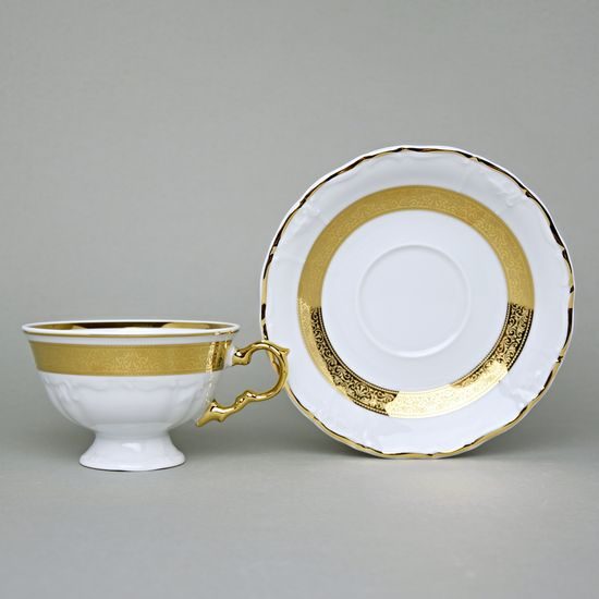 Cup 220 ml tea + saucer 155 mm, Marie Louise 88003, Thun 1794, karlovarský porcelán