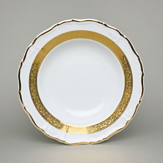 Plate deep 23 cm, Marie Louise 88003, Thun 1794 Carlsbad porcelain