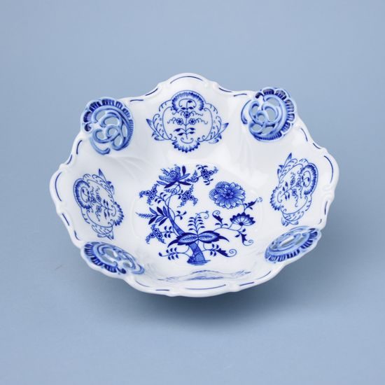 Bowl Aida perforated 20 cm, Original Blue Onion pattern