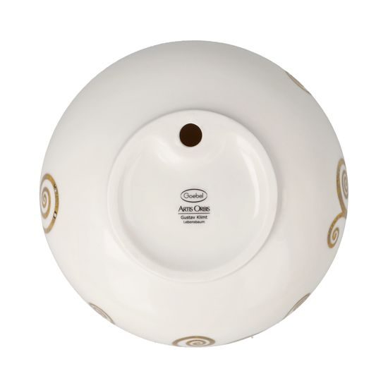 Candle holder Gustav Klimt - The Life Tree, 12 / 12 / 4 cm, Porcelain, Goebel