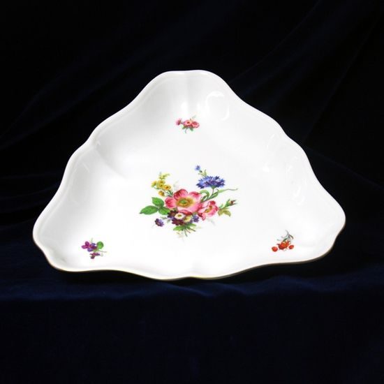 Mísa salátová tříhranná 24 cm, zlatá linka, Harmonie, Český porcelán a.s.