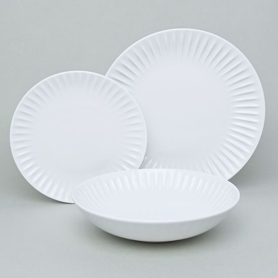 Plate set 12 pcs., Ribby, G. Benedikt 1882