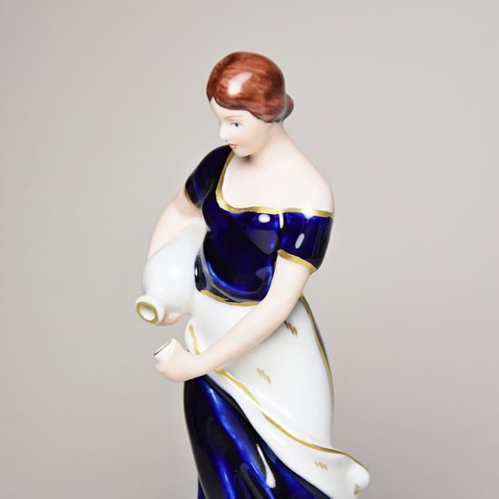 Lady with jug 8 x 7,5 x 22,5 cm, Isis, Porcelain Figures Duchcov