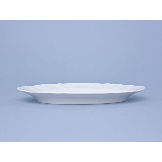 Frost no line: Dish oval 26 cm, Thun 1794 Carlsbad porcelain, Bernadotte