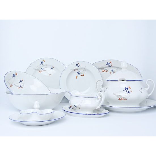 Dining set for 6 persons, Mary-Anne, Goose, Leander 1907