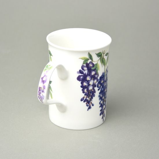 Vistárie: Hrnek Lancaster 320 ml, anglický kostní porcelán Roy Kirkham