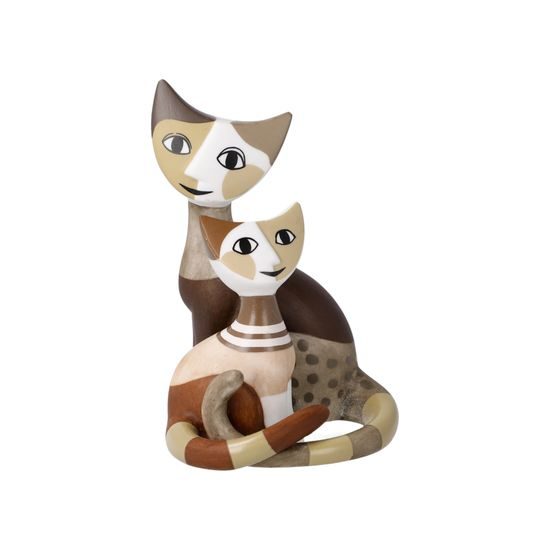 Cats Nina e Eleonora 8 cm, porcelain, Cats Goebel R. Wachtmeister