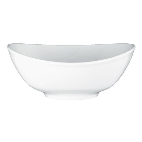 Soup bowl oval 16 cm, Modern Life UNI white, Seltmann Porcelain