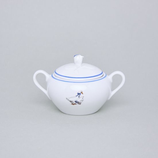 Sugar bowl with handles 0,3 l, Cesky porcelan a.s., Goose